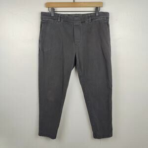 Standard‎ James Perse Pants Womens 2 Medium Black Cotton Blend Tapered Lounge